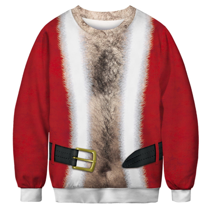 2022 Ugly Christmas Sweater  Men & Women Long Sleeve Pullover Hoodies Casual Unisex Sweatshirts