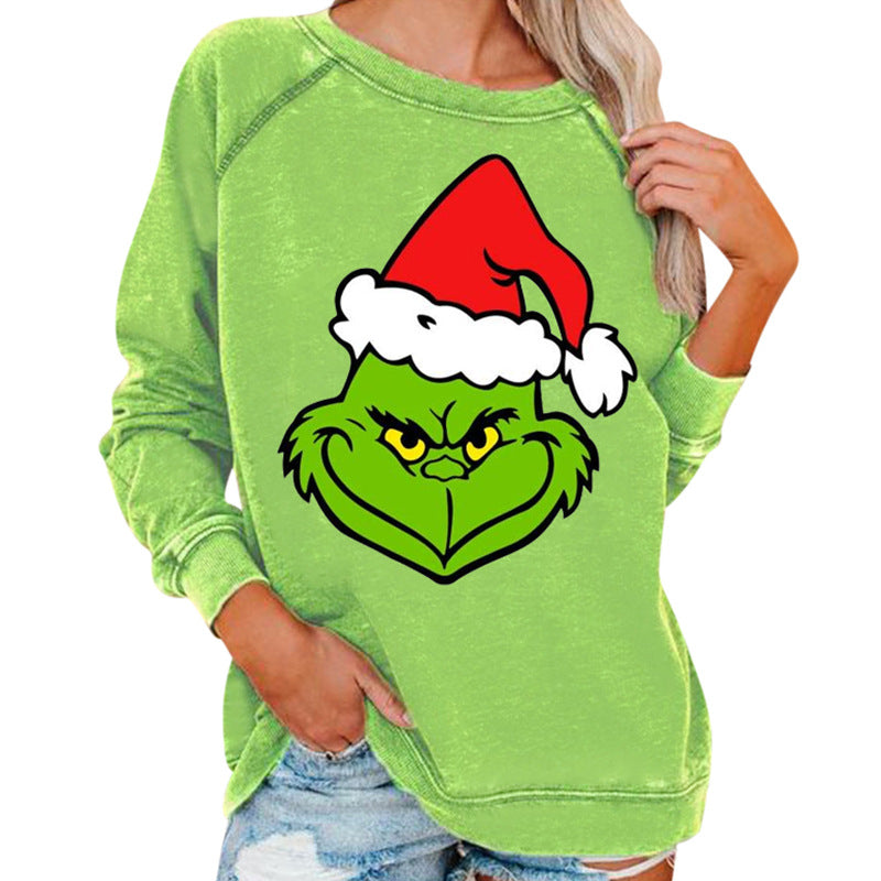 Fun Raglan Grinch Stole Christmas Ugly Christmas Sweater