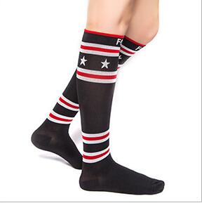 Fit Compression Socks with Graduated Target Zones 20-30 mmHg Support Stockings#5