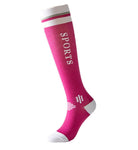 Multicolor optional men's and women's letters long tube sports compression socks