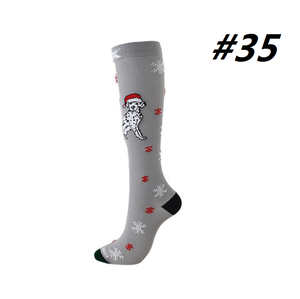 Christmas Compression Socks (1 Pair) for Women & Men #35 - Best Compression Socks Sale