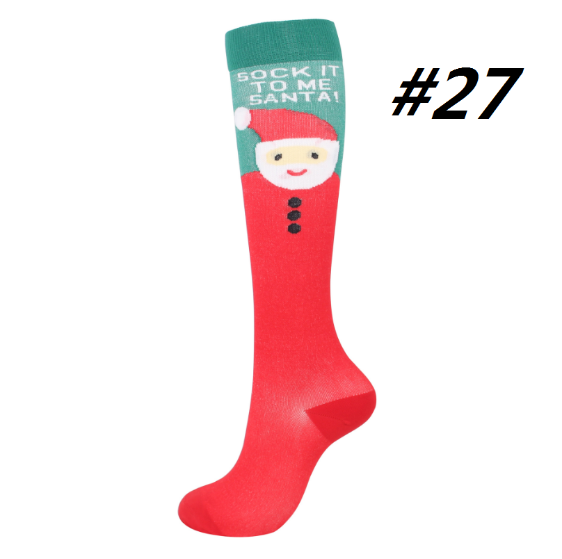 Christmas Compression Socks (1 Pair) for Women & Men #27 - Best Compression Socks Sale