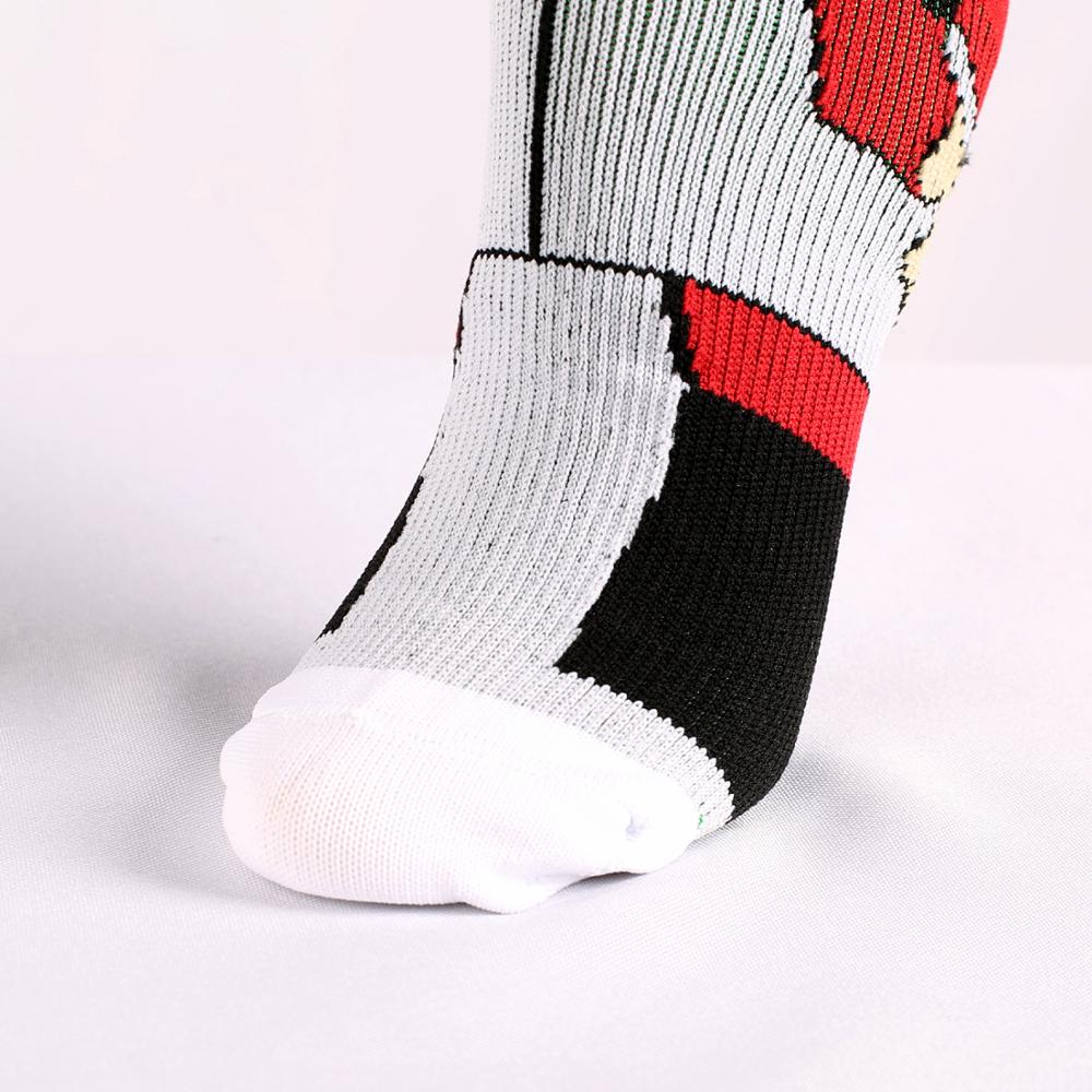 Autumn Winter Compression Stockings Christmas Cartoon Shaping Solid Snowman Exercise Leg Muscle Pressure Soothing Women Men Sock