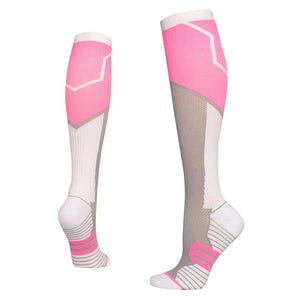 Compression Socks Stocking Knee High Crossfit Training Running Cycling Travel Socks Outdoor