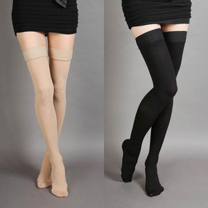 Hot-sale Varicose Veins Thigh High 25-30 mmHg Open Toe And Toe-Wrapped Medical Compression Socks