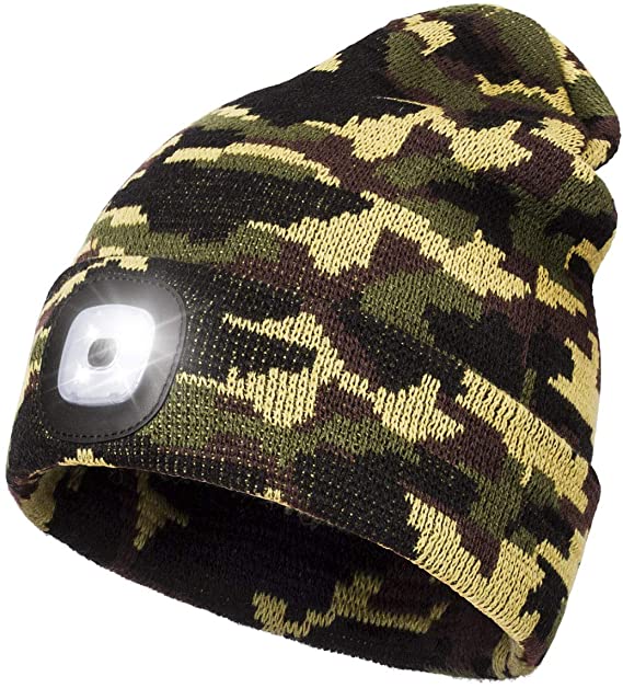 LED Beanie For Camping Fishing Hiking Climbing
