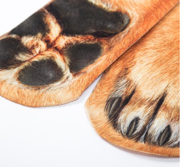New 3D Print Adult Animal Paw Socks