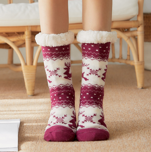 Extra-warm Fleece Indoor Socks #1 - Best Compression Socks Sale