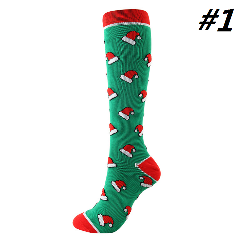 Christmas Compression Socks (1 Pair) for Women & Men #1 - Best Compression Socks Sale