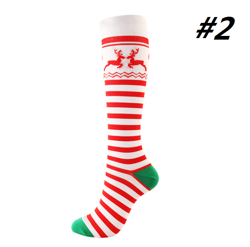 Christmas Compression Socks (1 Pair) for Women & Men #2 - Best Compression Socks Sale