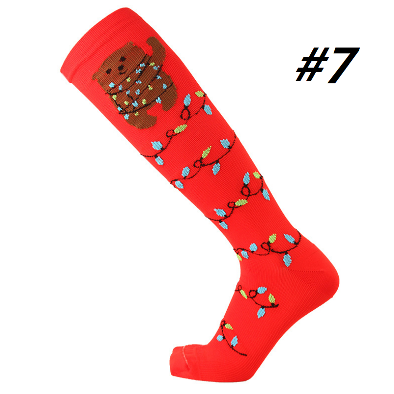 Christmas Compression Socks (1 Pair) for Women & Men #7 - Best Compression Socks Sale
