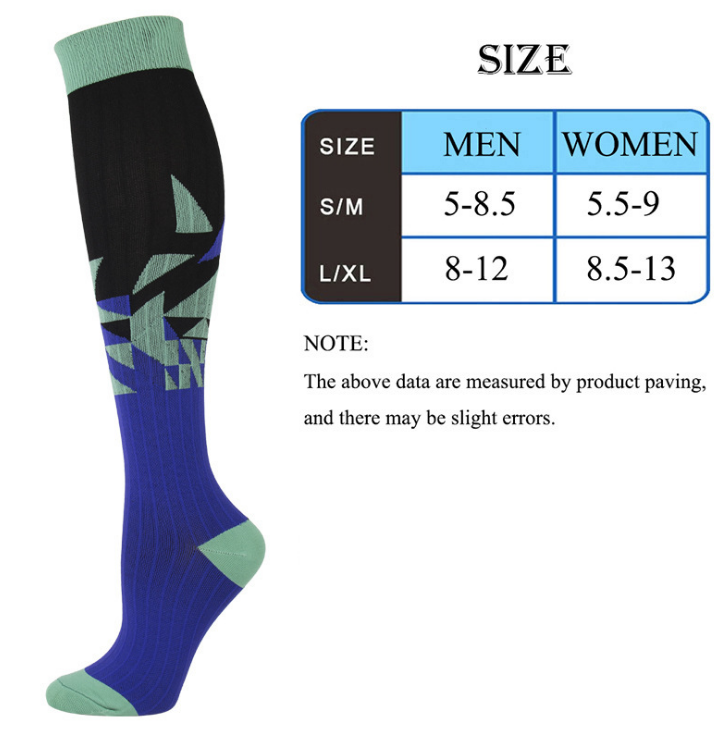 Sports elastic compression socks nurse Leggings high barrel running calf socks pressure socks