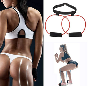 Resistance Band For Legs & Glute Workout With Belt & Loops - Best Compression Socks Sale