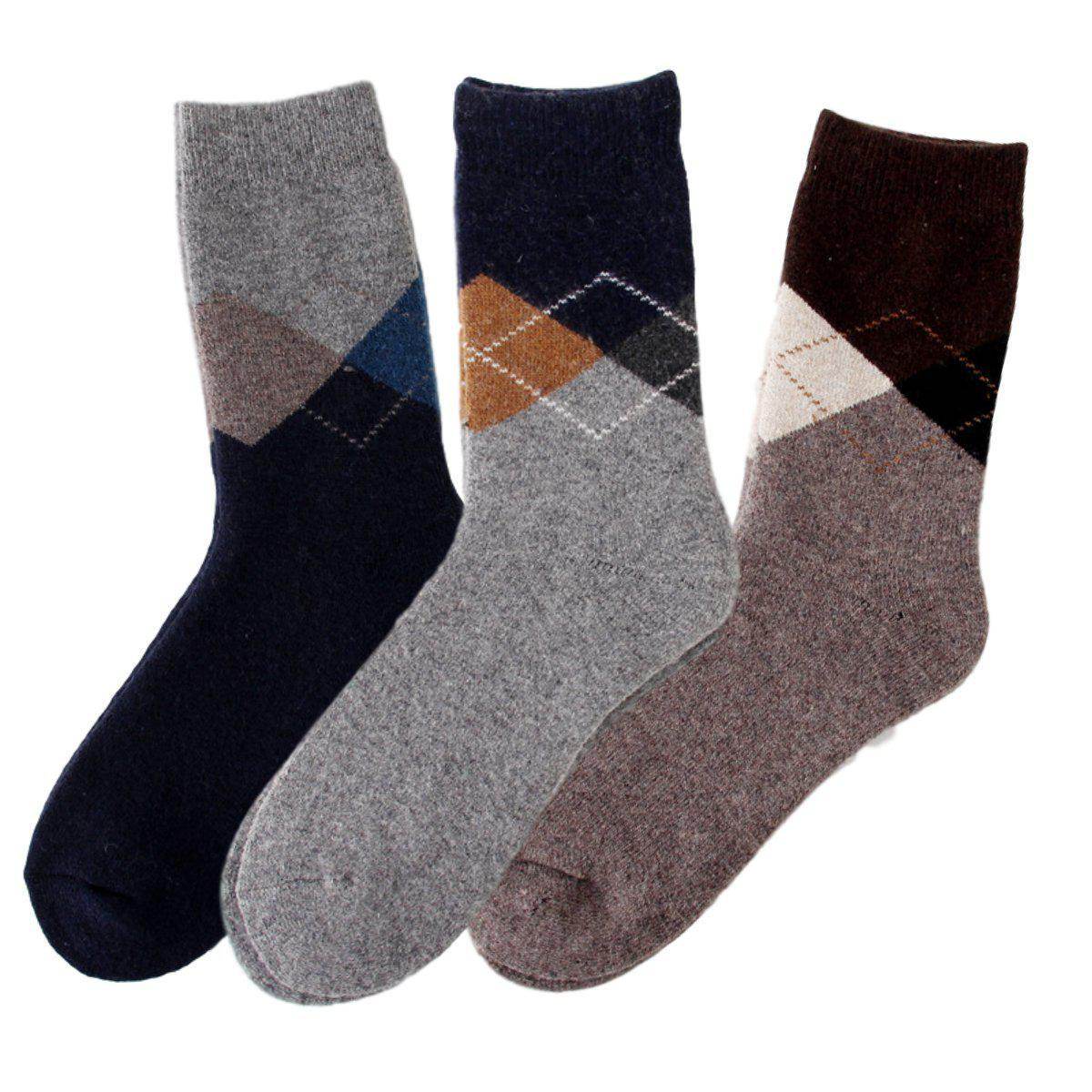 ARGYLE EXTRA THICK AND WARM MEN'S WOOL SOCKS - Best Compression Socks Sale