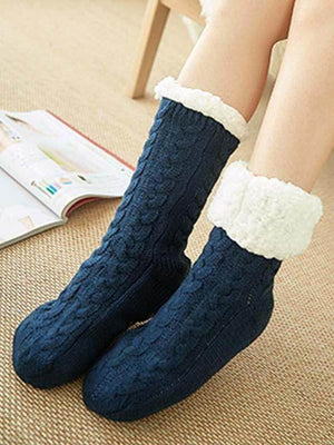 Extra-warm Fleece Indoor Socks #2 - Best Compression Socks Sale