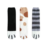 Fluffy Cat Paw Fuzzy Fleece Socks