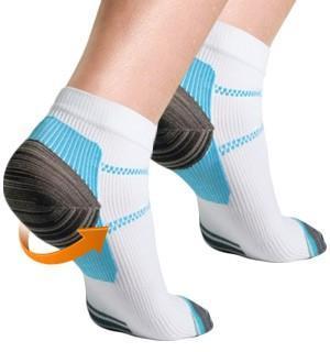 Buy 6 Get 3 Free - 6 Pairs Unisex Ankle-Length Compression Socks +3 Pairs Compression Foot Sleeves Open Toe Socks