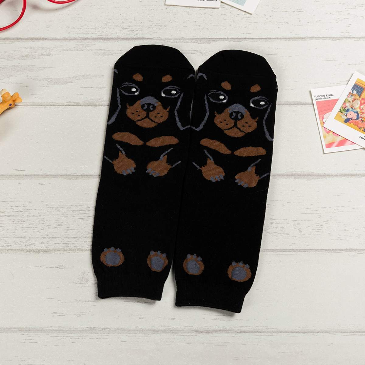 Cartoon Dog Breed Socks