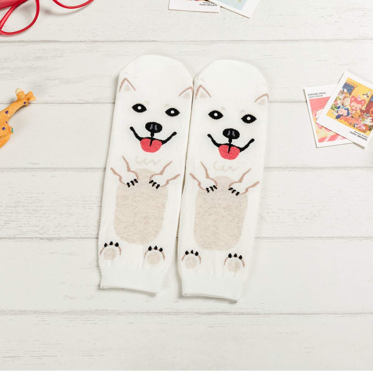 Cartoon Dog Breed Socks