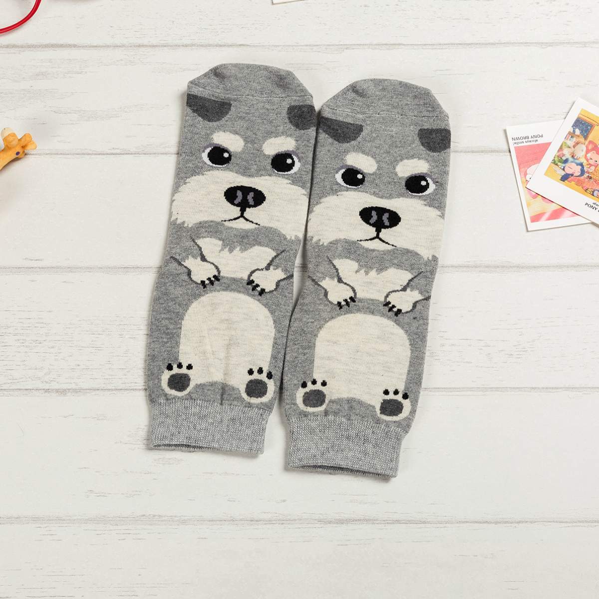 Cartoon Dog Breed Socks