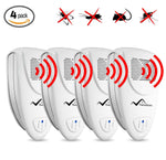 Ultrasonic Pest Repeller - Pack of 4