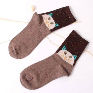FOREST CAT LIGHTWEIGHT WOOL BLEND SOCKS - Best Compression Socks Sale