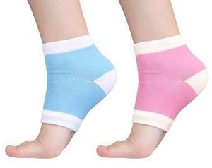 Moisturizing Spa Gel Heel Massaging Socks - Fix Dry & Cracked Feet