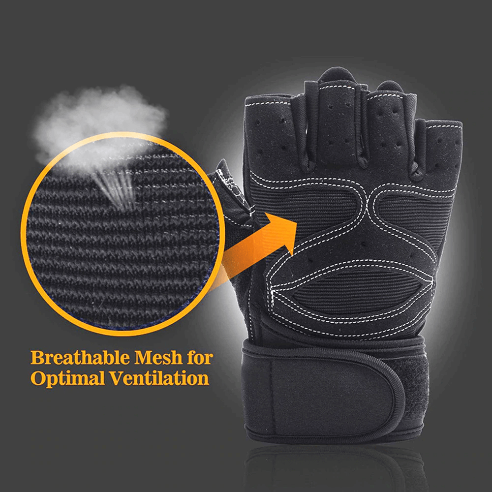 Ultimate Gel Workout Gloves - 12" Wrist Wrap - Best Compression Socks Sale