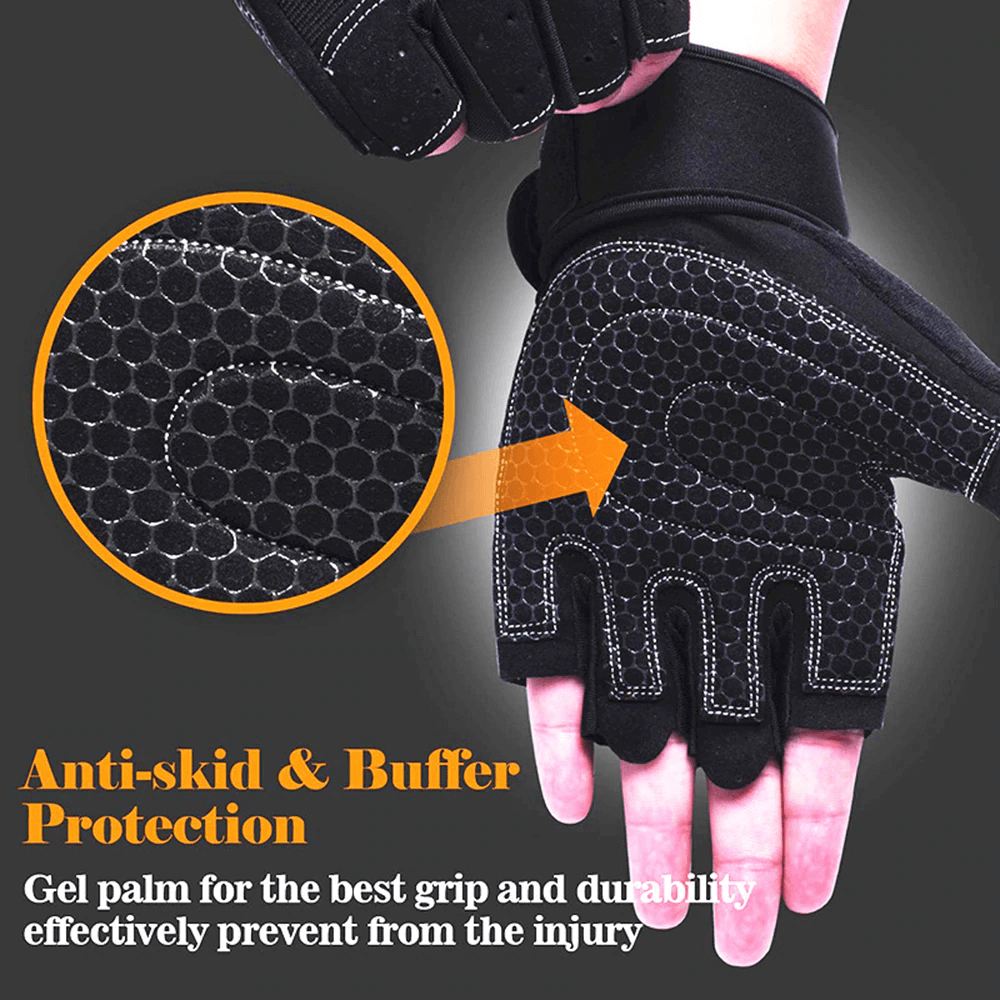 Ultimate Gel Workout Gloves - 12" Wrist Wrap - Best Compression Socks Sale