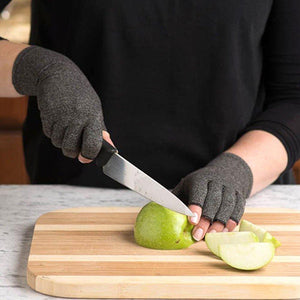 Premium Arthritis Compression Gloves For Men & Women - Smooth Grey