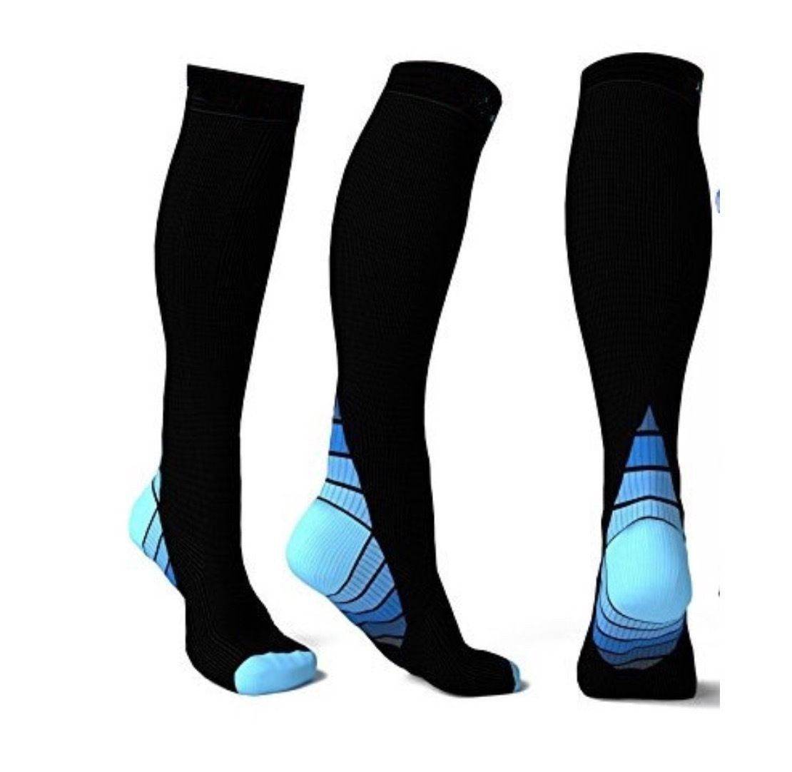 Athletic Fit Compression Socks with Graduated Target Zones 20-30 mmHg Support Stockings - Best Compression Socks Sale