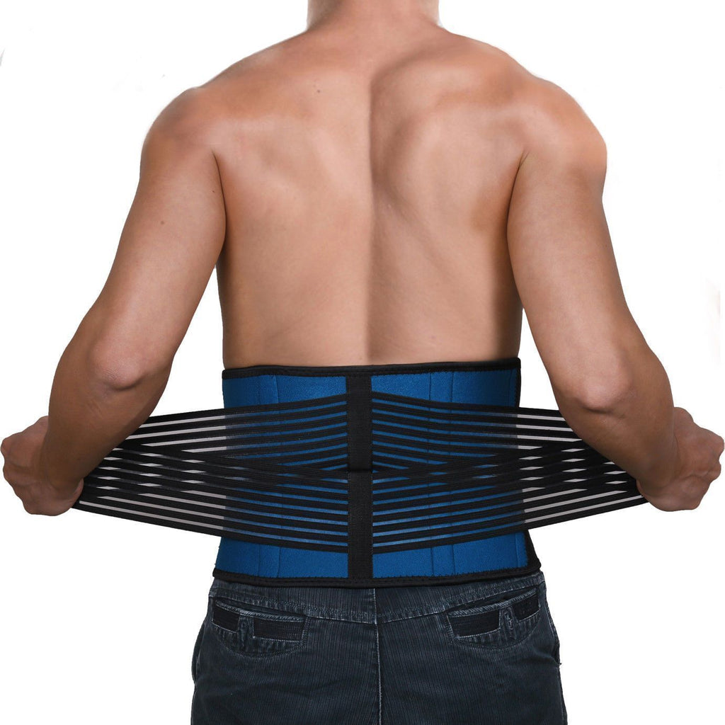 Lower Back Support Brace Double-Pull Neoprene Lumbar Support Belt