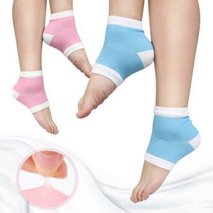 Moisturizing Spa Gel Heel Massaging Socks - Fix Dry & Cracked Feet