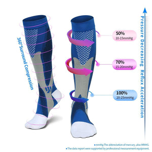 High Quality Sport Fitness Compression Socks Running Socks - 20-30 mmHg ~ Graduated Support Stockings