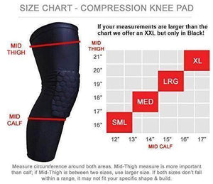 Knee Compression Sleeve Leg Support HoneyComb Pad - StabilityPro™