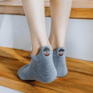 Super Soft Embroidered Happy Socks